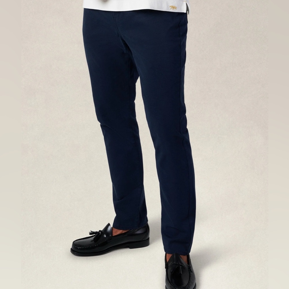 Robert Talbott Pants Men’s Rockwell 5 Pocket Pants Navy blue size 33 x 32